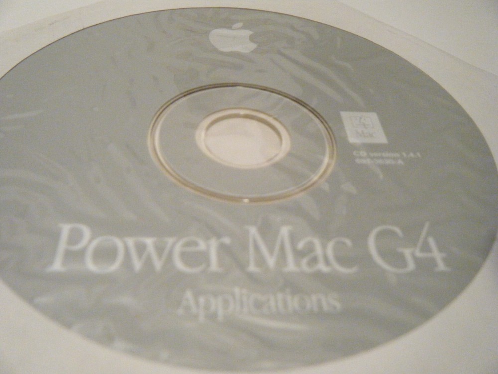 Apple PowerMac G4 Applications Disk. CD version 1.4.1 691-3630-A. New