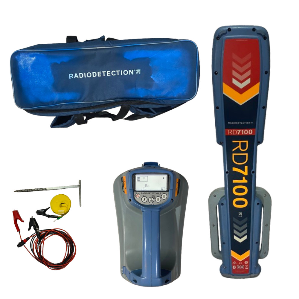 Radiodetection RD7100 DLM Cable Pipe Locator with TX-1 Transmitter