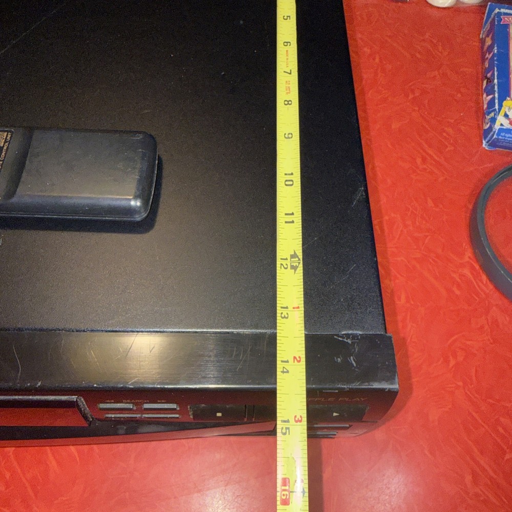 Teac Compact Disc Multi Player 5 Discs Model: PD-D2500 Tested Works Remote 1999