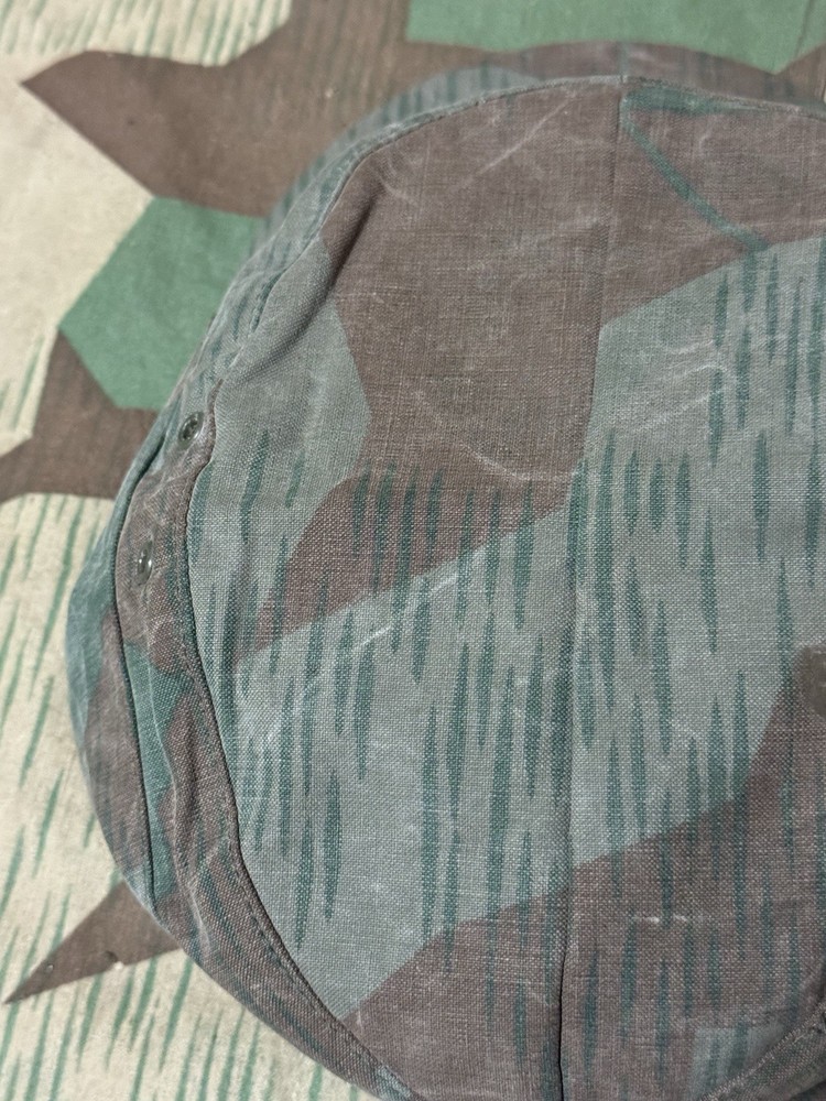 M43 Cap 1940’s Splinter Camouflage Original Material, Size 59