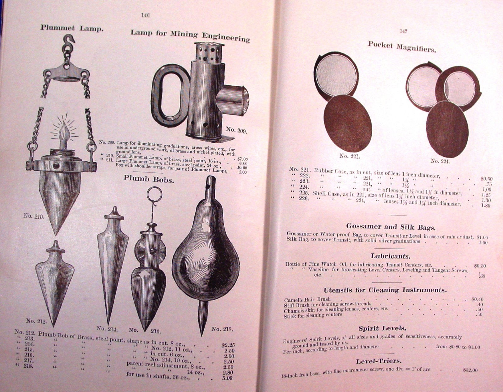 1892 Buff Berger Surveying Insts. Catalog