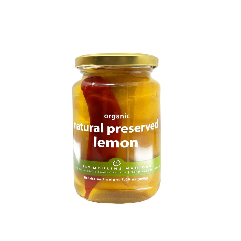 Organic Natural Preserved Lemons, 7 oz