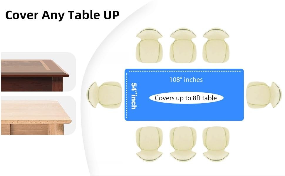 Royal Blue Rectangular Tablecloth 54x108 Heavy Duty 12 Pack Disposable Reusable