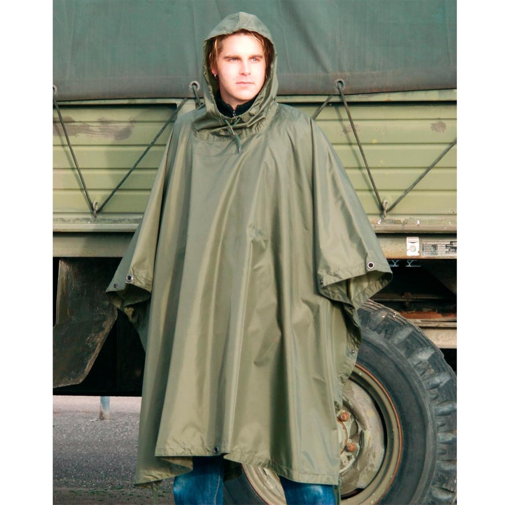 New Mil-Tec OD Ripstop Poncho 10630001