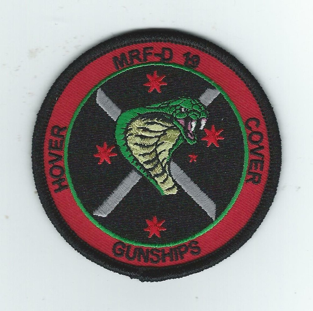 HMLA-367 "HOVER COVER GUNSHIPS" MRF-D 19 (THEIR LATEST) patch