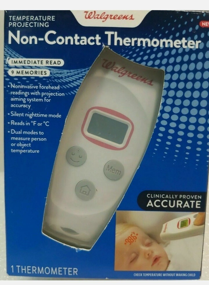 Walgreens~Temperature Projecting Non-Contact Thermometer~Immediate Reading~NIB!