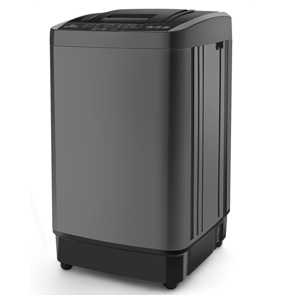 17.8lbs Portable Washing Machine Full-Automatic Washer Dryer Combo w/10 Programs