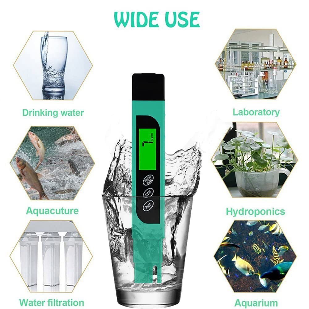 Accurate TDS Testing Meter with Protective Case - Essential for Water Quality