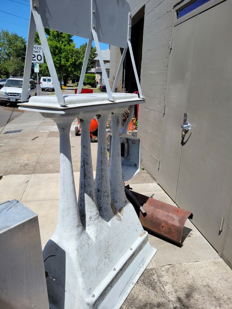 Whalen Tornado Warning Siren horn controller and rotating base
