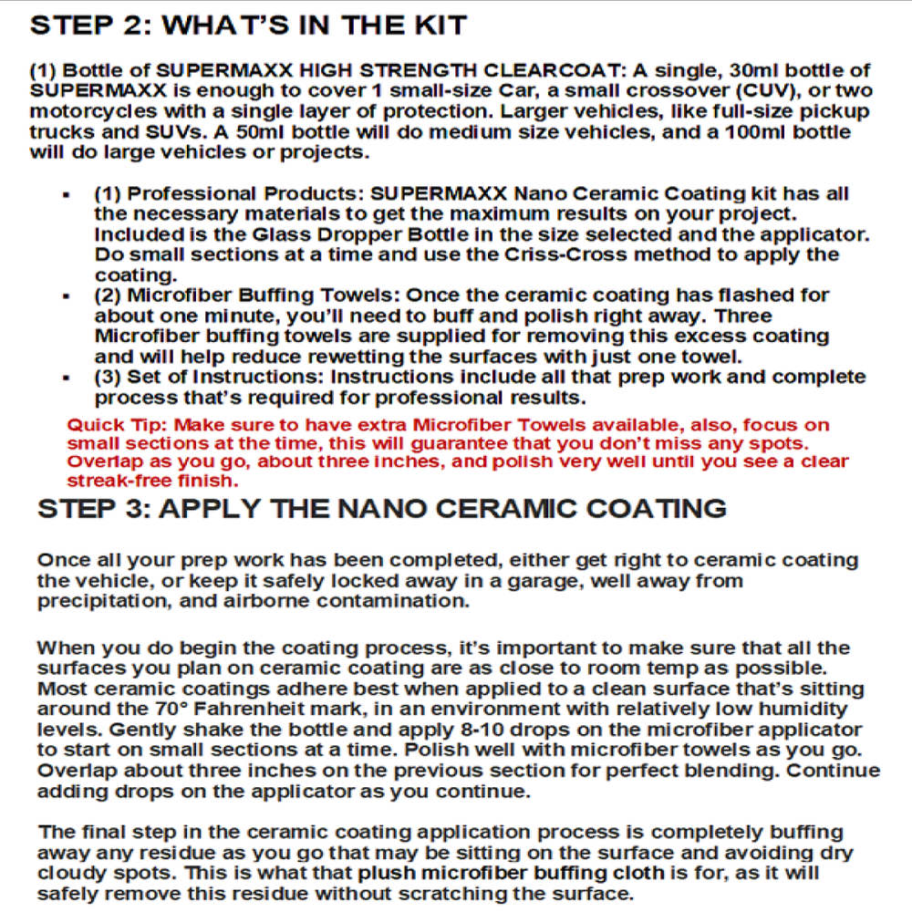 POLYSILAZANE" WORLD'S STRONGEST NANO CERAMIC CAR COATING