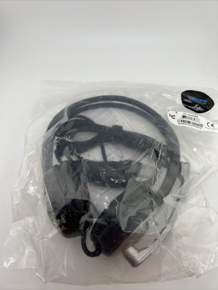 iMicro Wired USB Headphone with Microphone & Volume Control Black SP-IMME282