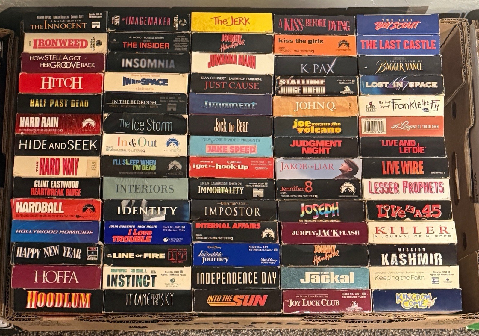 Pick 6 VHS Movies- Build Your Own Lot! Choose Titles- Buy More & Save- 90s Retro