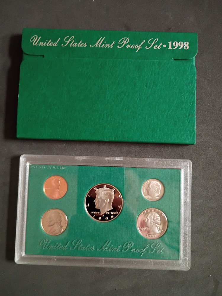 1998 United States proof set with original box