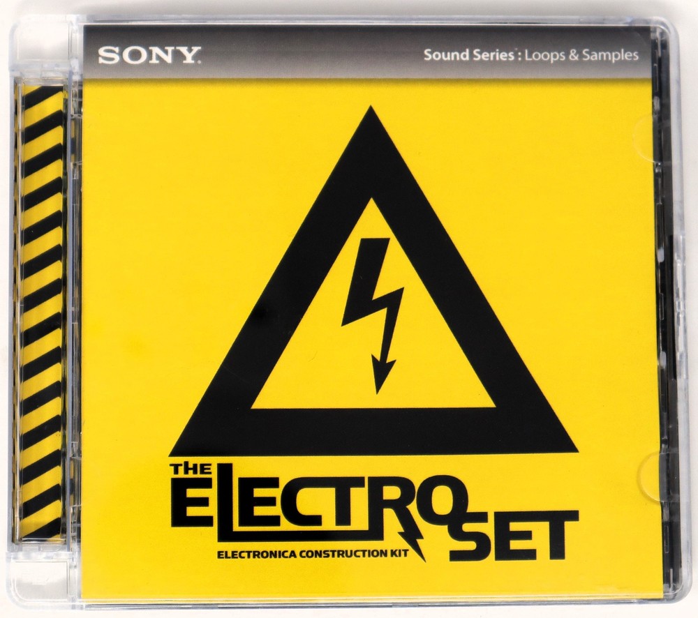 Sony Sound Series The Electro Set Loops/Samples Library/Sampling CD 2000s