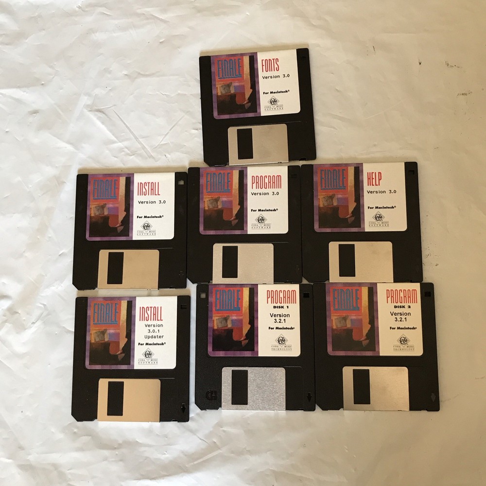 Finale Floppy Disks