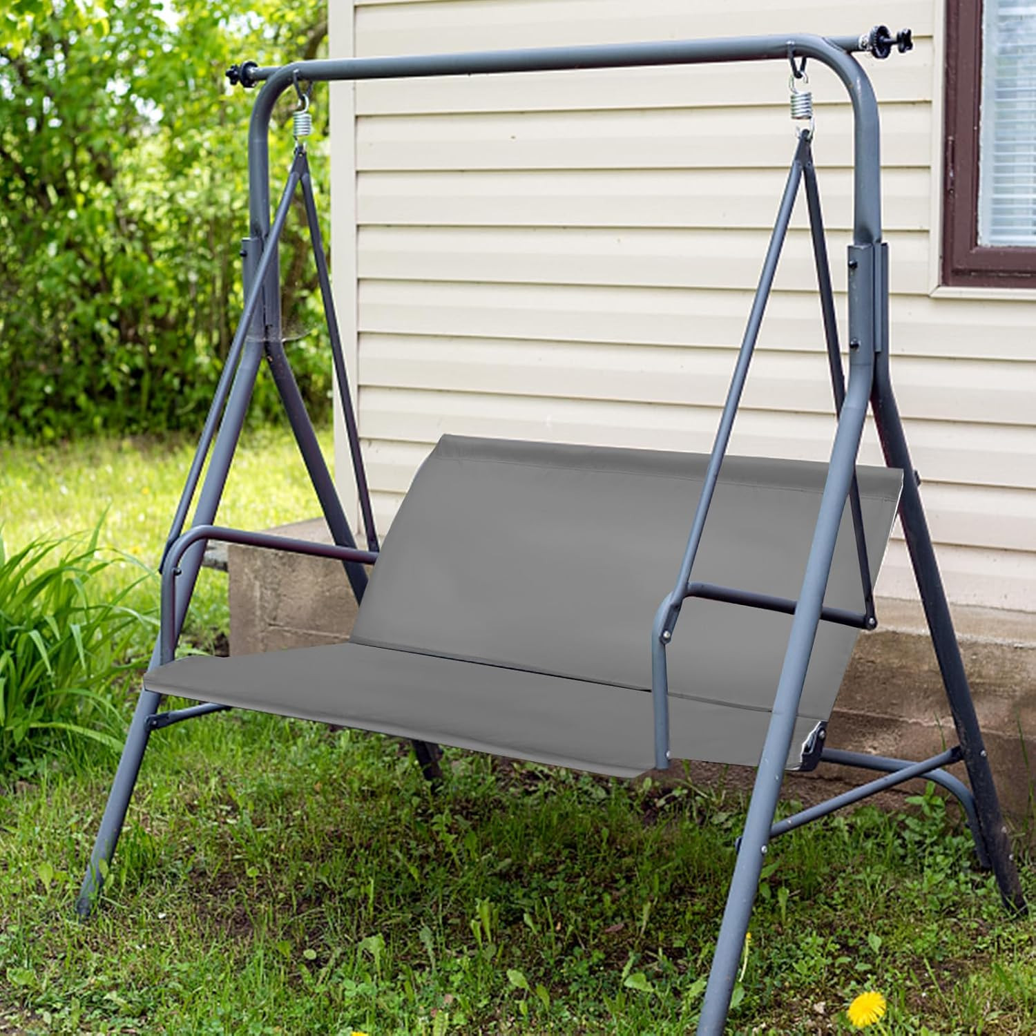 Outdoor Porch Patio Swing Seat Cover, 600D Thickened Oxford Waterproof Swing Cus