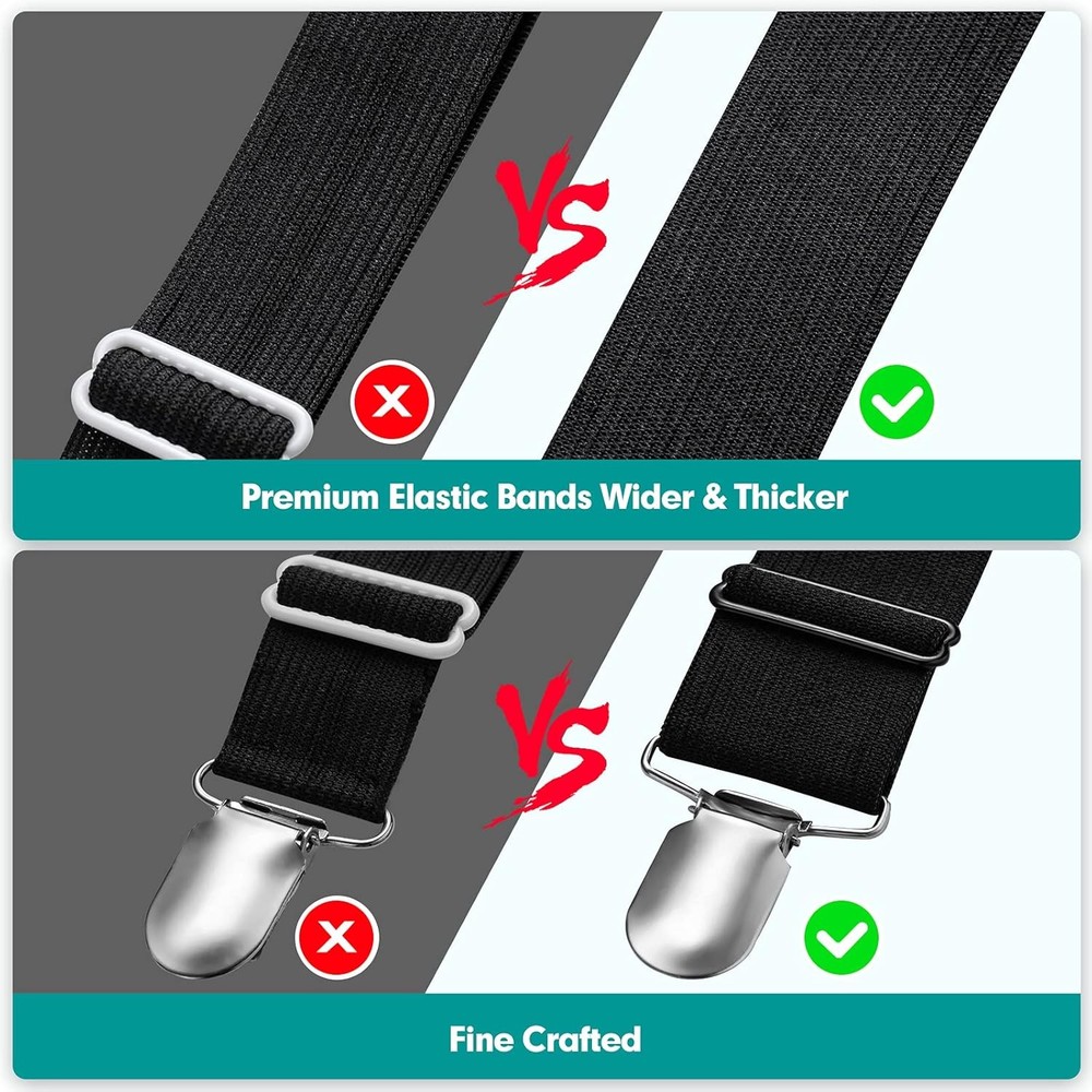 Fitted Bed Sheet Holder Straps Clips