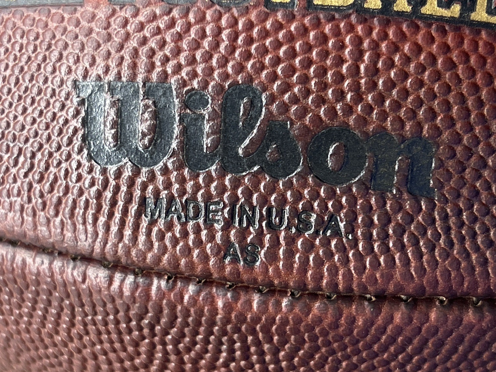 RAMS LOGO - NFL "The Duke" Wilson Football - Game Ball - Prepped & Conditioned