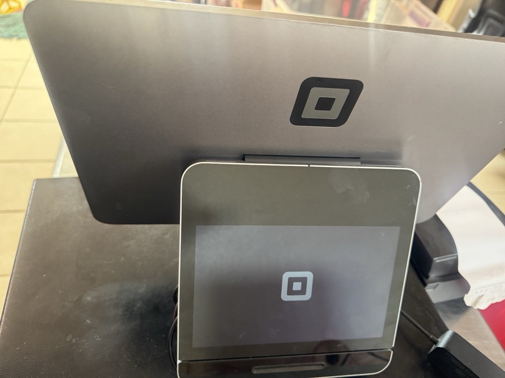 Square Register POS System, Cashdrawer, Printer.