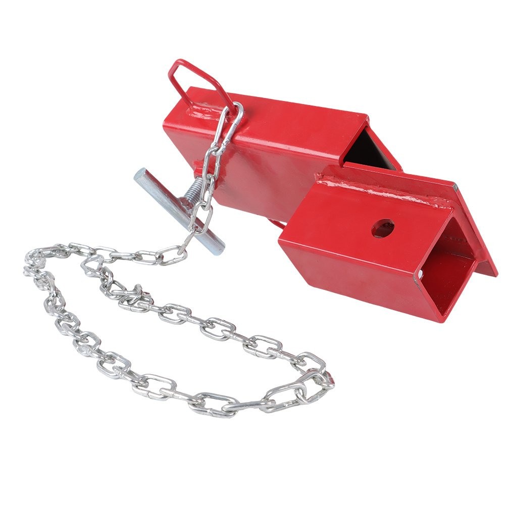 2 inch Clamp On Forklift Hitch Receiver Pallet Fork Trailer Towing Adapter