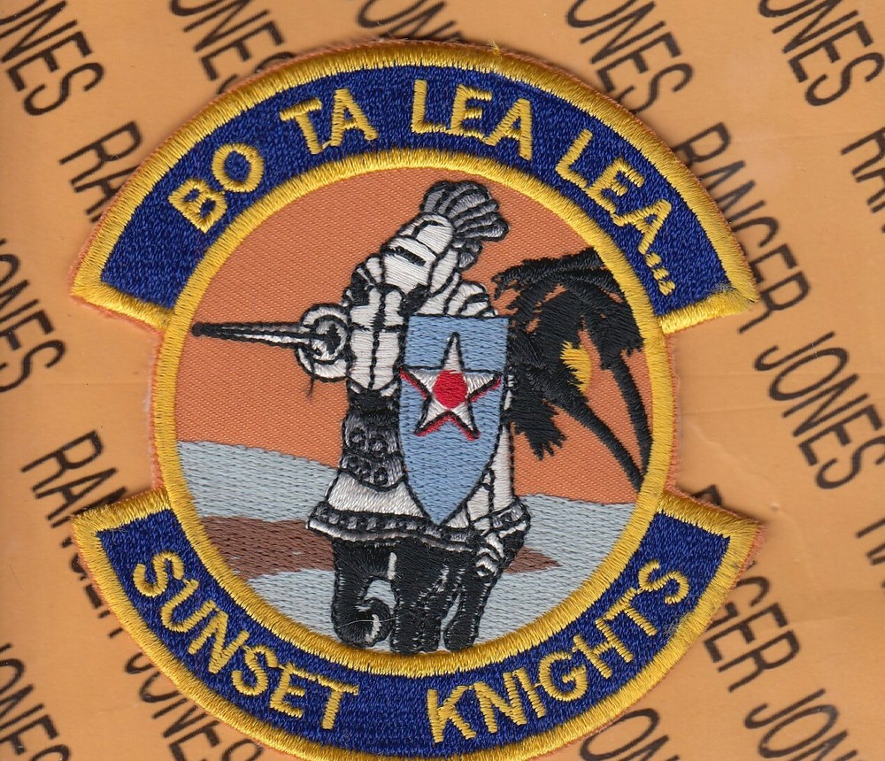 USAF Air Force 607th COS Combat Operations Sq PILSUNG KNIGHTS 3.5" patch c/e C