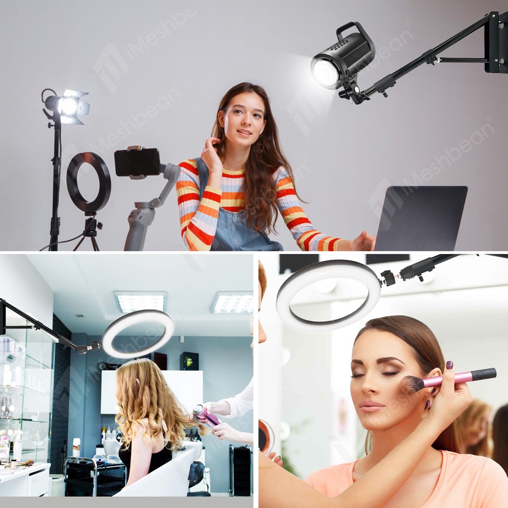 51" Wall Mount Triangle Boom Arm Photography Light Triangle Wall Mount Bracket