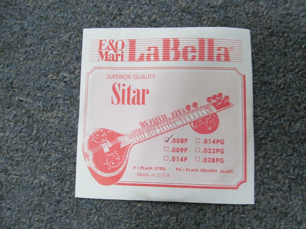 LaBella .008P Sitar String *FREE SHIPPING!!