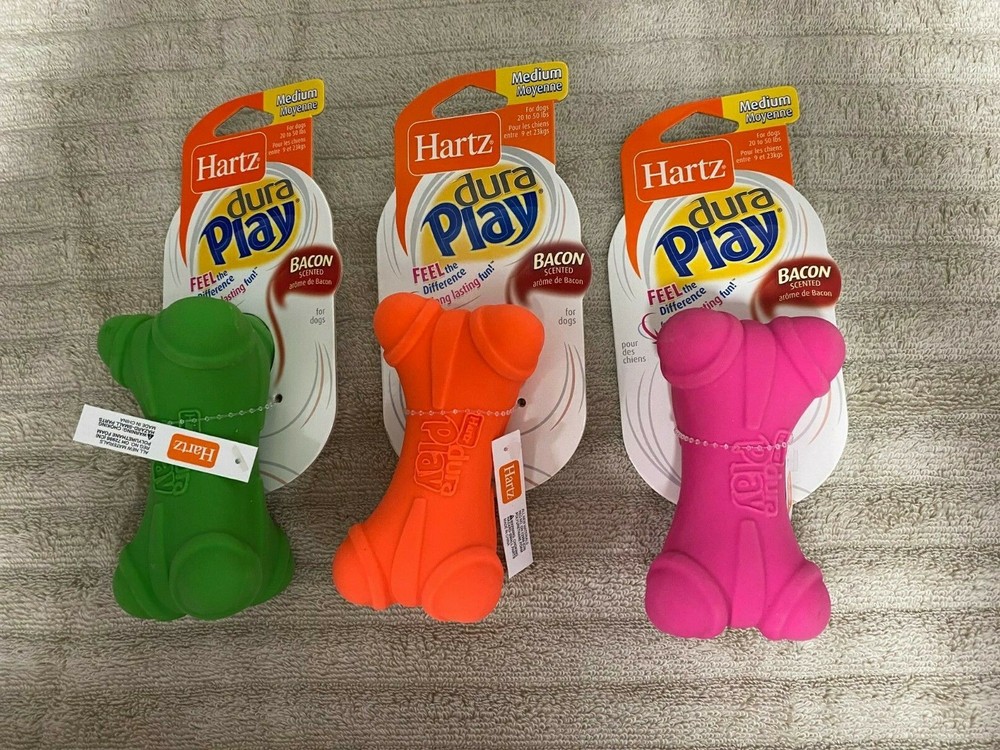 Hartz Dura Play Bacon Scented Bone Medium (1 bone only)