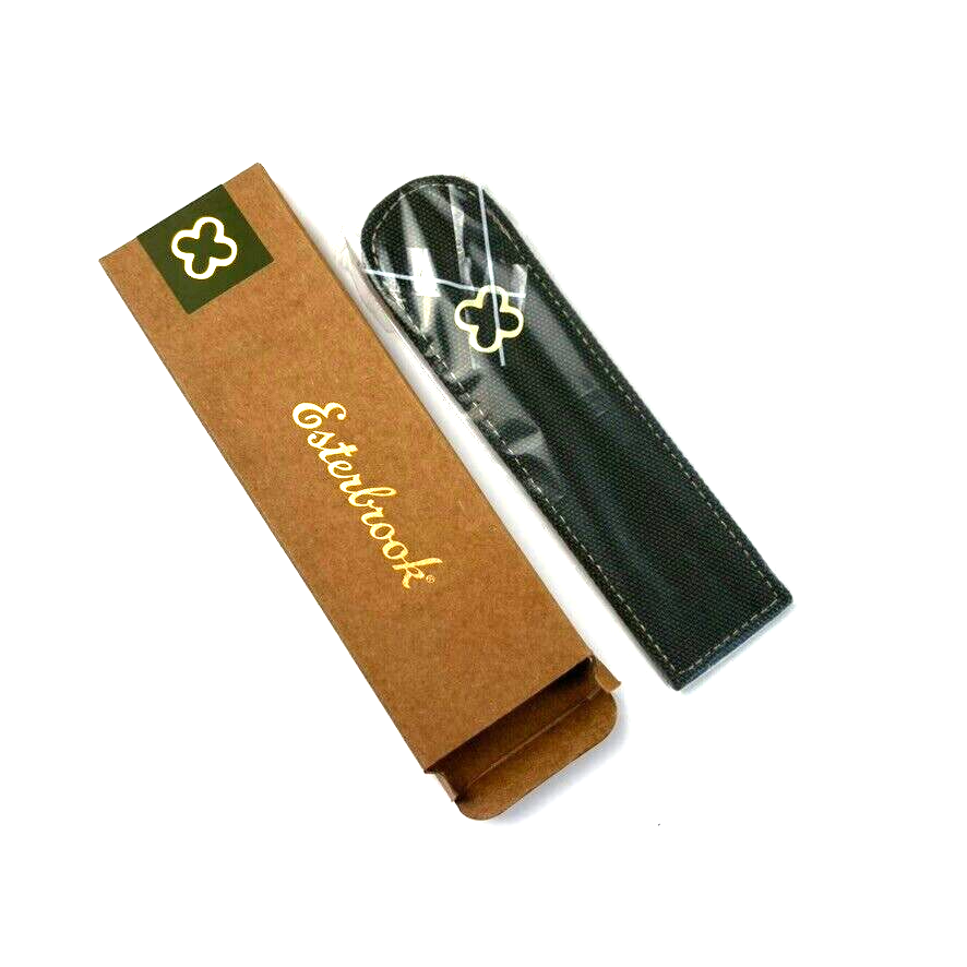 Esterbrook Canvas Single Pen Sleeve in Green - NEW in Box