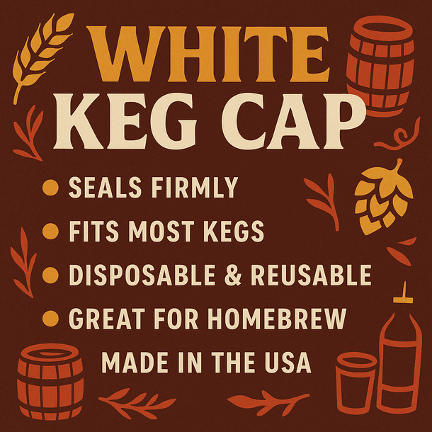 LD Carlson White Keg Cap