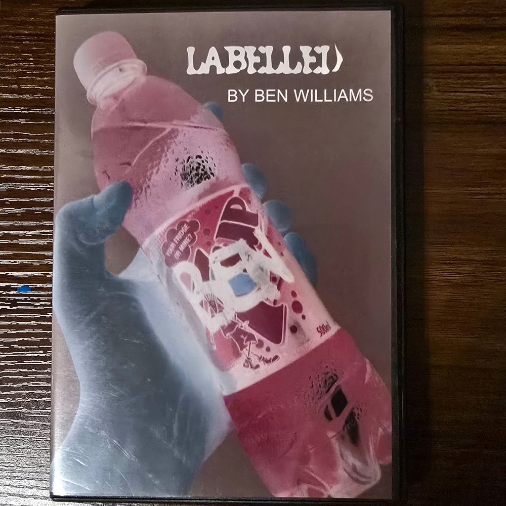 LABELLED by Ben Williams [DVD] Signed Label Inside Sealed Bottle (MAGIC TRICK)