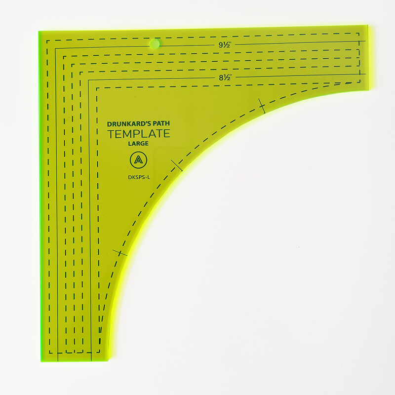 2Pcs/set L-shaped Triangular Ruler Sewing and Patchwork Template #DKSPS-L