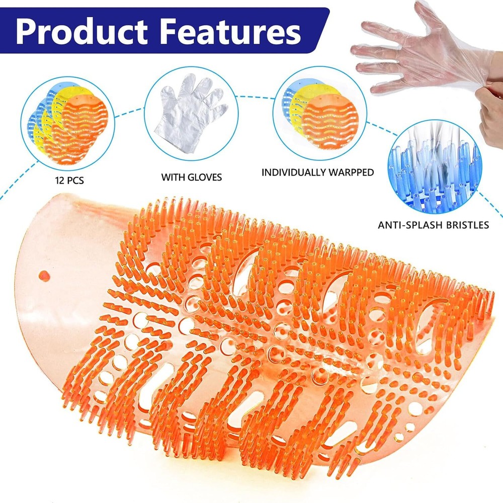 Urinal Screen Deodorizer, 12 Pack Urinal Cakes Bulk Scented Anti-Splash, Urinal