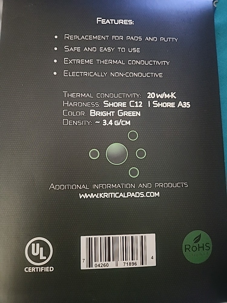 kritical thermal pads