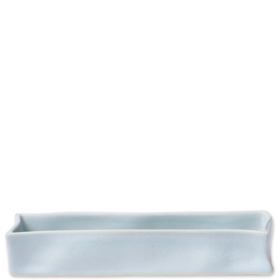 Factory New Vietri, Italy Bath Essentials Rectangular Blue Matte Tray