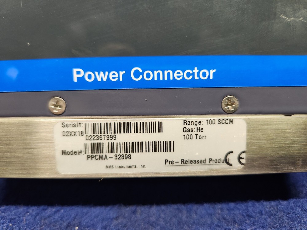 MKS Instruments Range: 100 SCCM Gas: He Pressure Controller PPCMA-32898