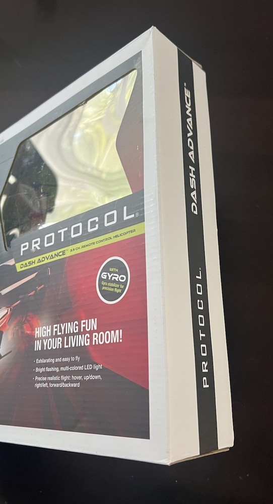 Protocol DASH Advance Helicopter 3.5 Ch Remote Control LED Tested Working