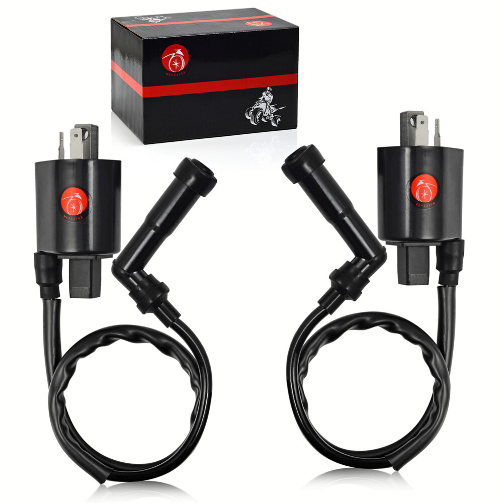 2Pcs Ignition Coils For Yamaha Motorcycle Virago XV700 XV750 XV1000 XV1100 NEW