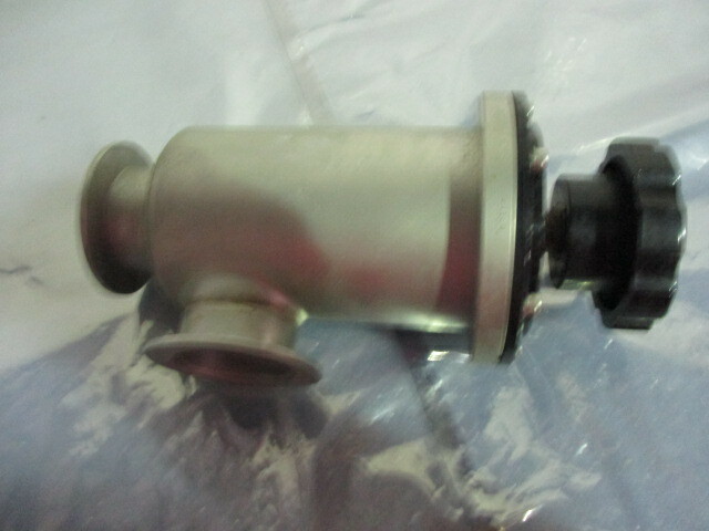 MKS HPS Pneumatic Bellows Angle Valve, Isolation, KF50, 453227