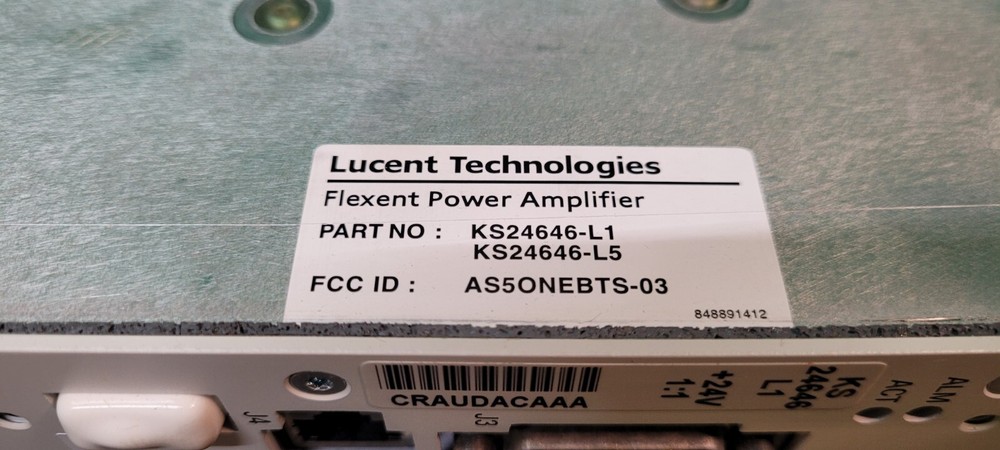 LUCENT KS24646L1 LINEAR AMPLIFIER MODULE CMLAM CRAUDACAAA NEW