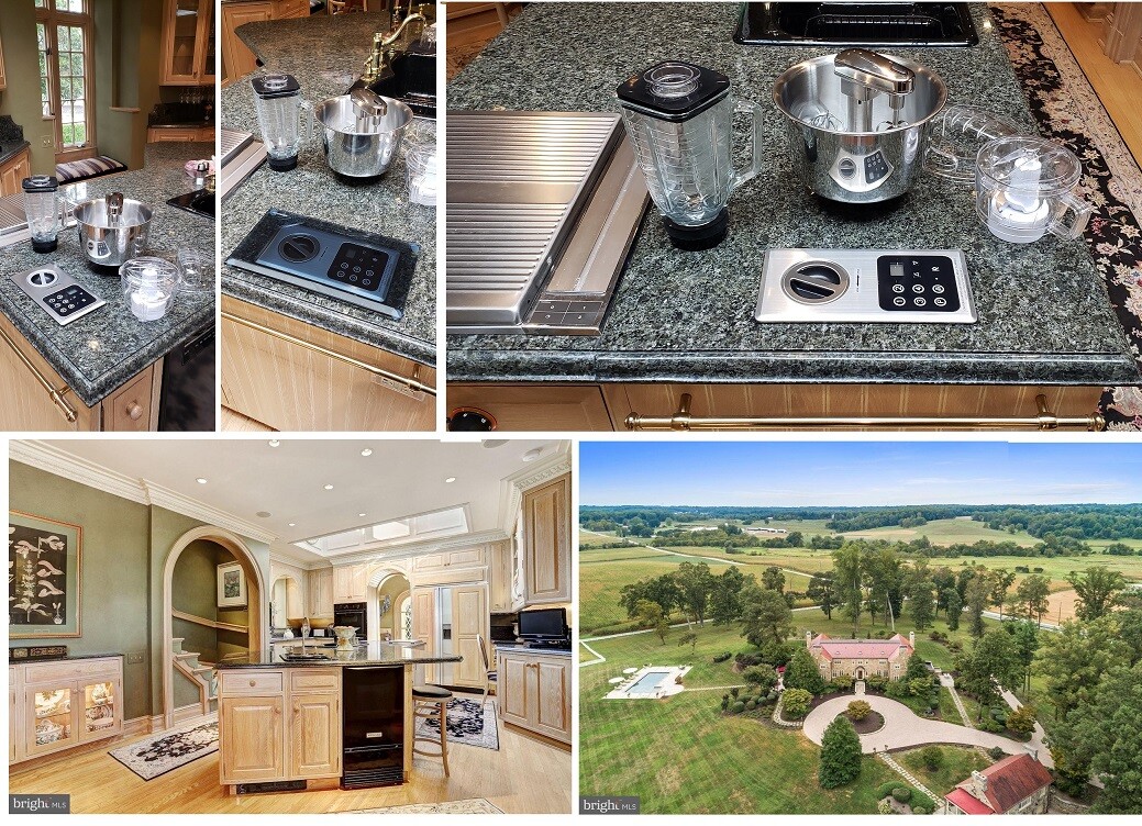 In Counter Blender & Food Processor (Nutone Food Center) w 1000W Drop-in Motor