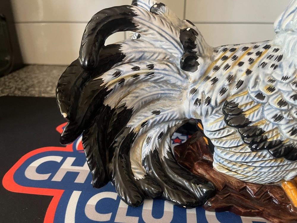 2000 Blue Sky Ceramic Rooster Figure