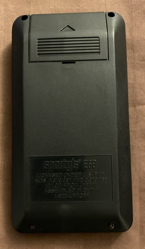 Sporty’s E6B Electronic Flight Computer PARTS ONLY No Power