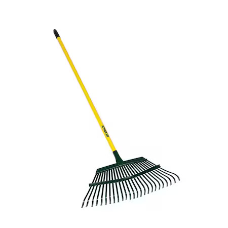 Seymour Midwest 43106Gra 18 In Steel Flex Leaf Rake, 23 Tines, 48 In L Steel