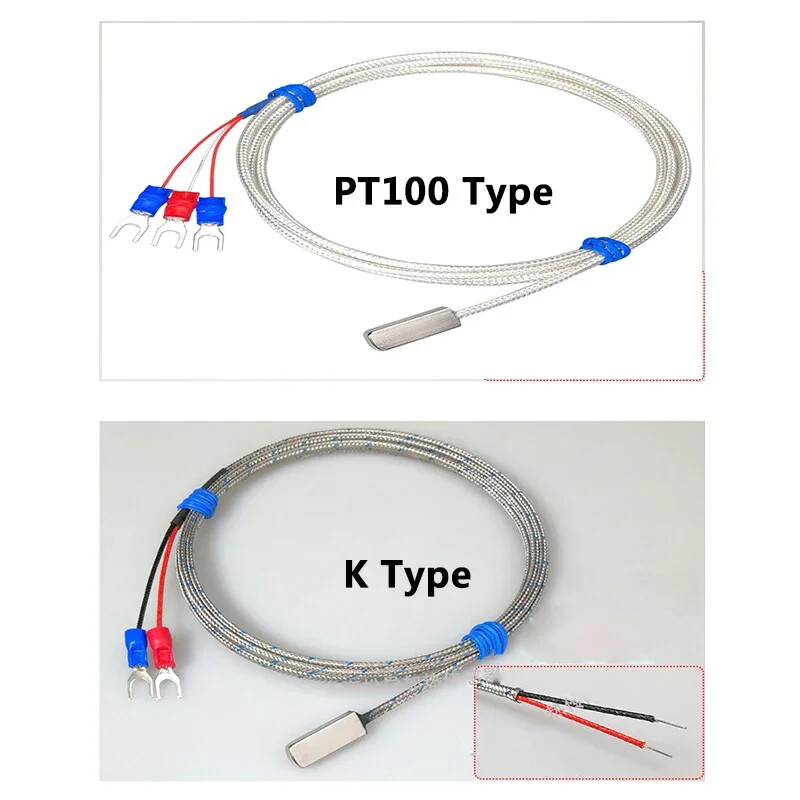 Stainless Steel PT100\K Pasted Type Surface Measurement patch temperature Sensor