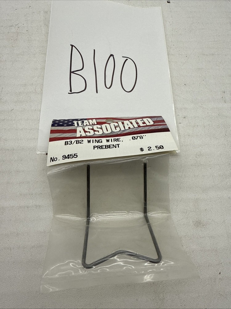 Team Associated 9455 B2 Wing Wire .078" Pre-Bent modeling
