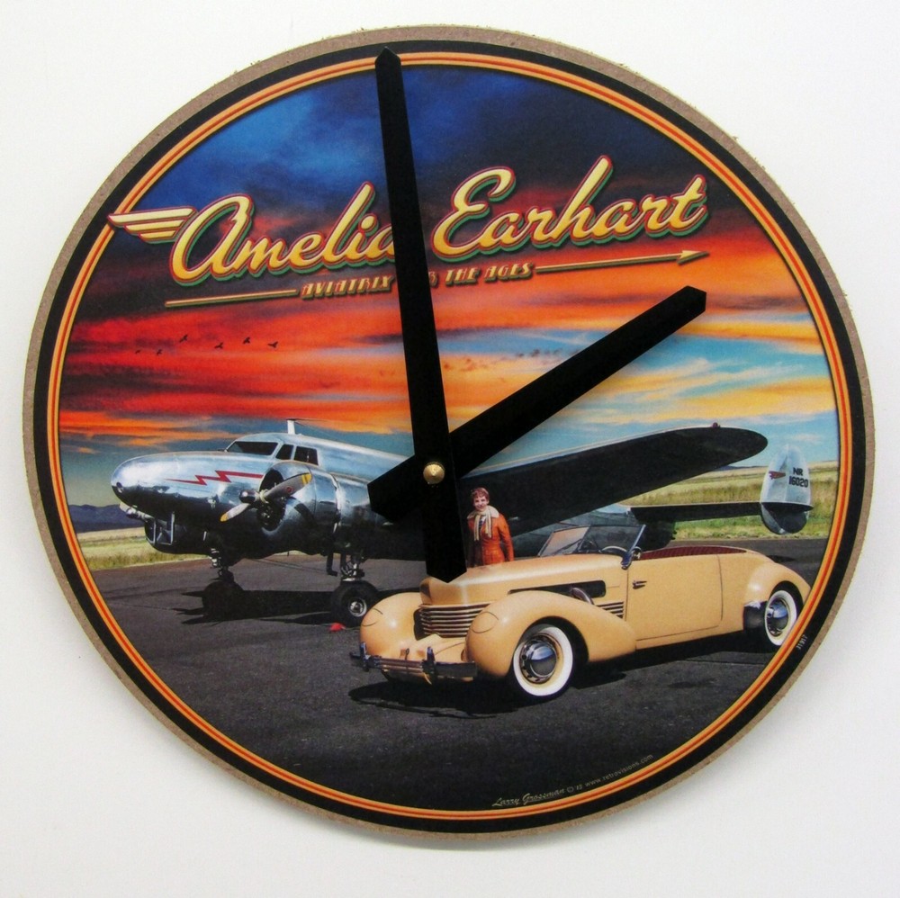 AMELIA EARHART CLOCK