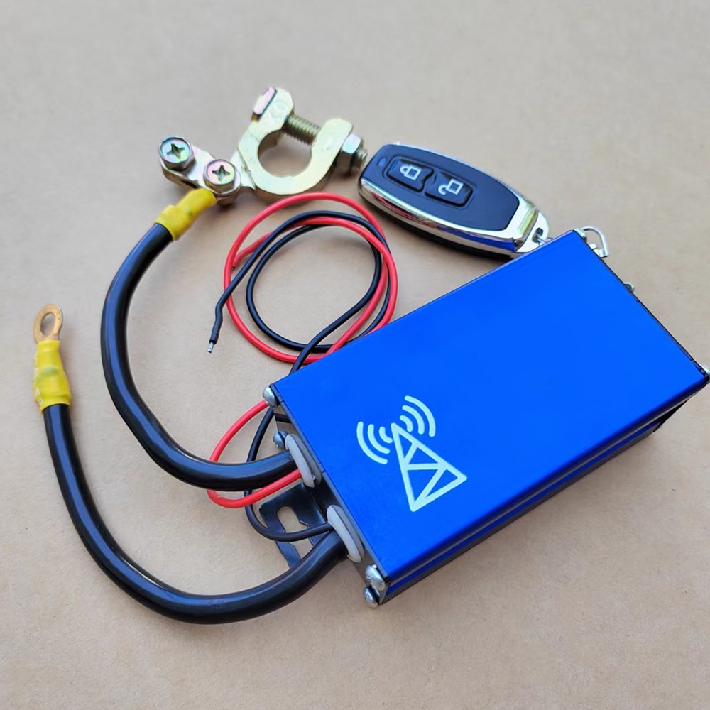 Battery Isolator Master Disconnect Cut Off Switch with Wireless Remote Control