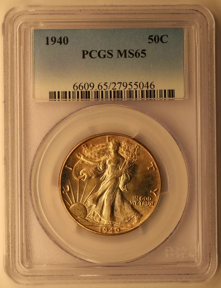 1940 Walking Liberty Half Dollar PCGS MS65