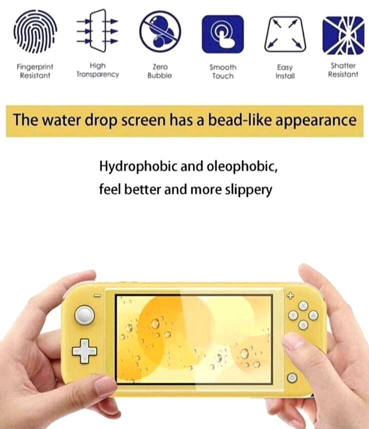 Tempered Glass Screen Protector Compatible With Nintendo Switch- Transparent HD